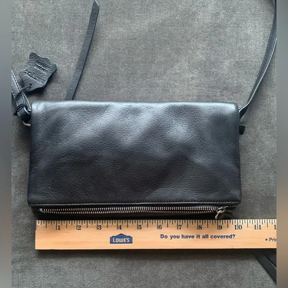 Margot crossbody black genuine leather‎